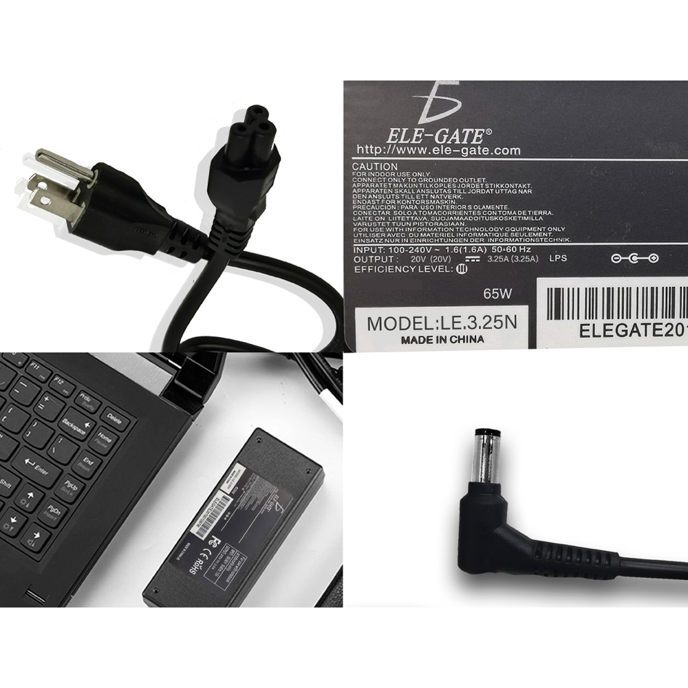 Cargador Laptop Lanix Lenovo 20v 3.25a 5.5*2.5mm