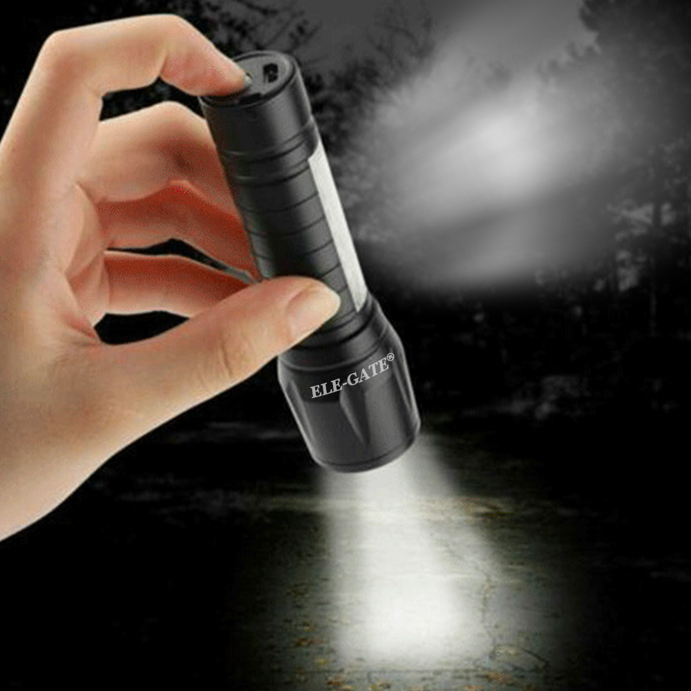 Lampara Tactica Recargable Led 2000l Linterna Lateral Usb