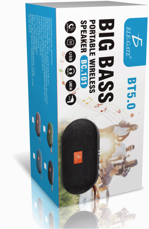 Mini Bocina Portátil Bluetooth Recargable Fm SD - Image 4