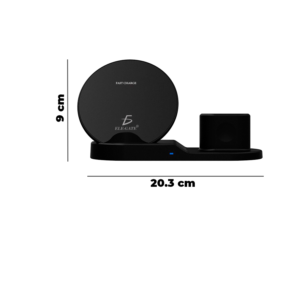 Base Carga Rapida Inalambrico Iphone Apple Watch AirPod - Image 5