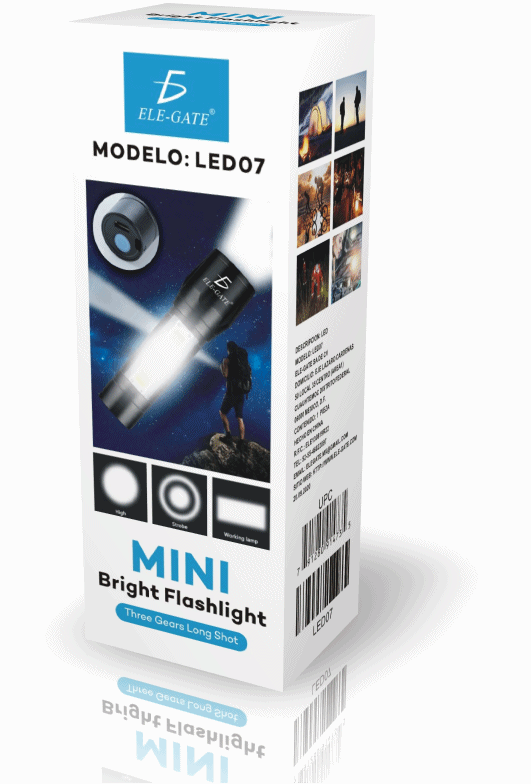 lamparas Salvaje led Linterna Lateral Usb recargables portatiles