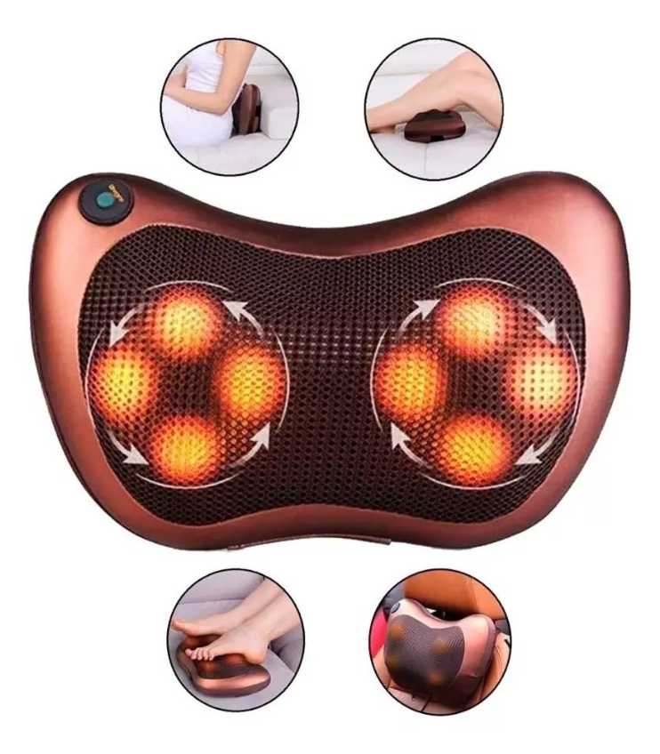 Almohada Masajeadora Para Cervical Con Calor