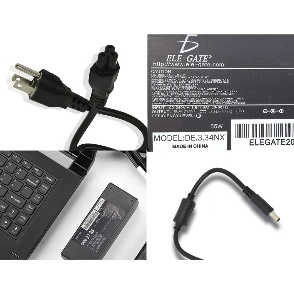Cargador Laptop Dell Punta Delgada 65w 19.5v 3.34a 4.5*3.0mm