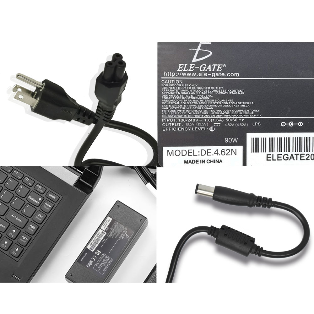 Cargador Laptop Dell Pin Central 90w 19.5v 4.62a 7.4*5.0mm