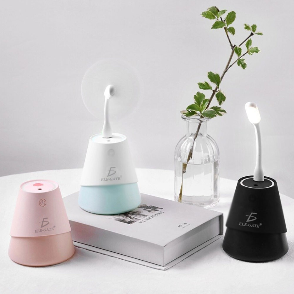 3 humidificadores diferente color