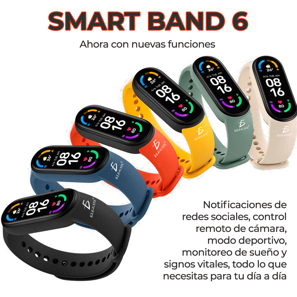 Smart Band M6 Pulsera Inteligente Sensor De Ritmo Cardíaco
