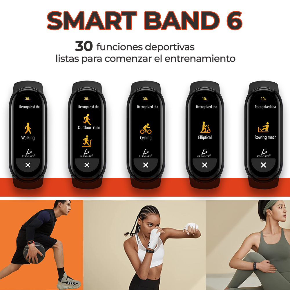 Smart Band M6 Pulsera Inteligente Sensor De Ritmo Cardíaco