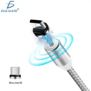 Cable Imán V8 Mirco Usb Para Celular Android Carga Rápida Y DATOS