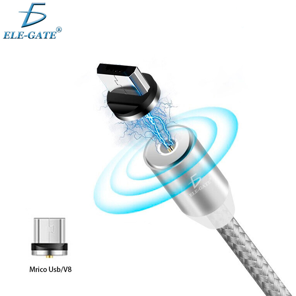 Cable Imán V8 Micro Usb Para Celular Android Carga Rápida
