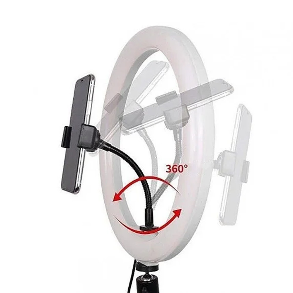 Aro De Luz Led 33 Cm Tripie Celular Foto Video Maquillaje