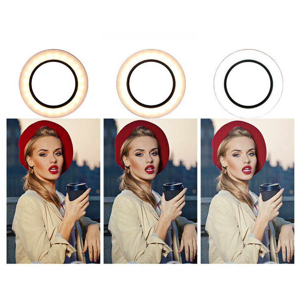 Aro De Luz Led 33 Cm Tripie Celular Foto Video Maquillaje