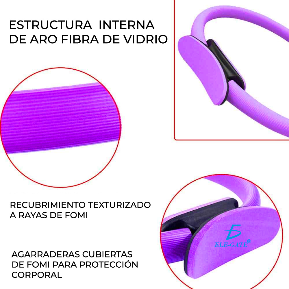 Anillo De Pilates Yoga Para Espalda, Piernas, Cuello, Brazos