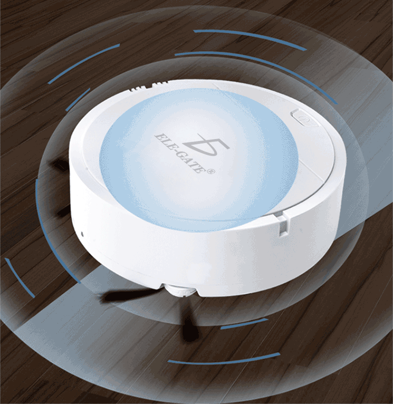 Robot De Barrido Inteligente Recargable Blanco Limpiadora