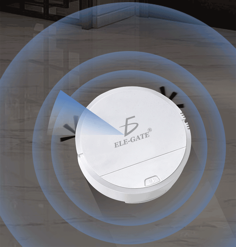 Robot De Barrido Inteligente Recargable Blanco Limpiadora