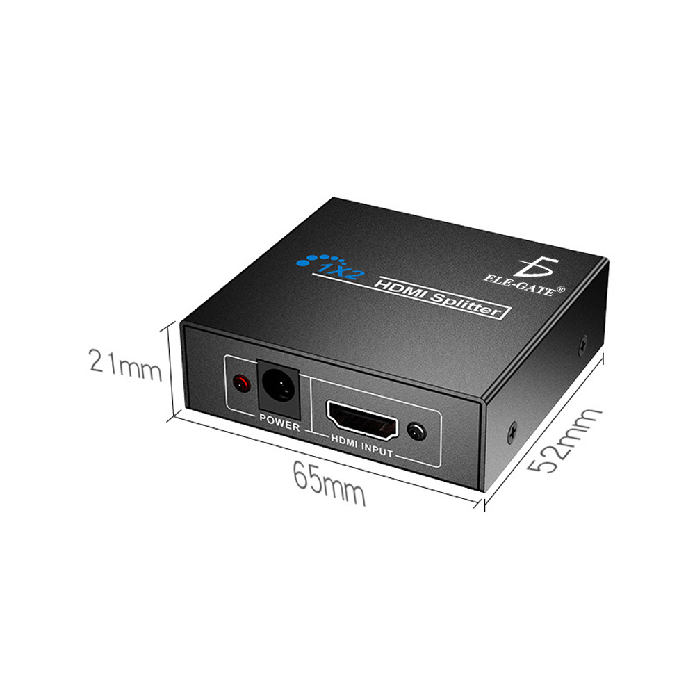 Splitter Hdmi 1x2 1080P Divisor Señal Amplificador Tv Monitor