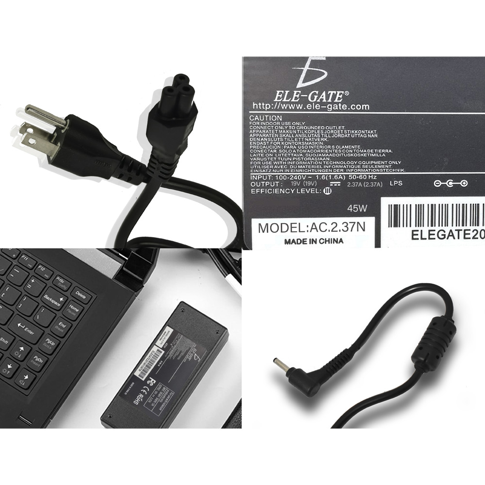 Cargador Laptop Acer Aspire 19v 2.37a 45W 3.0*1.0mm