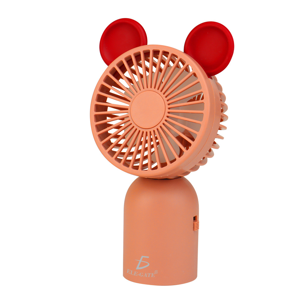 Mini Ventilador De Escritorio Recargable En Forma De Mickey