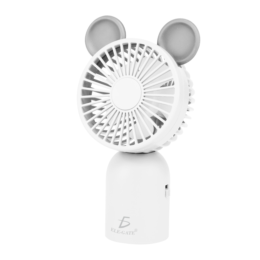 Mini Ventilador De Escritorio Recargable En Forma De Mickey