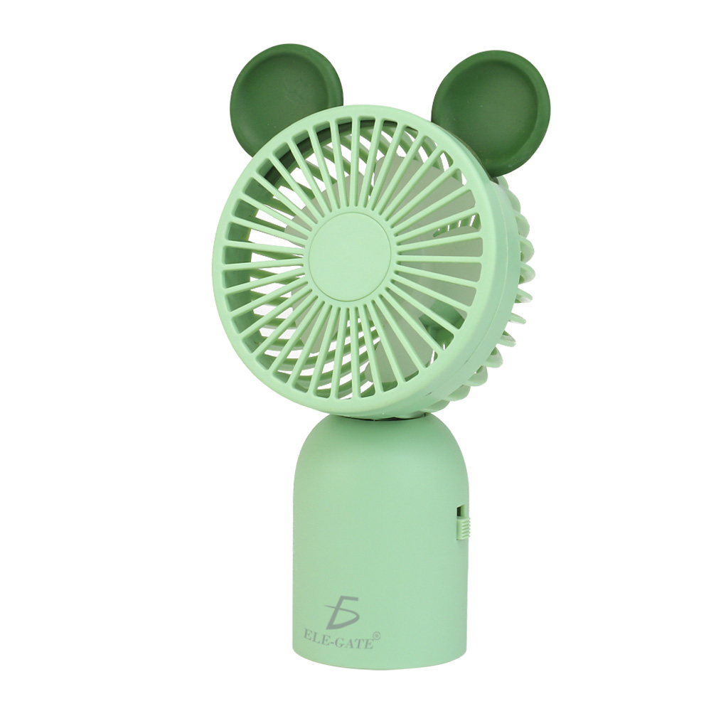 Mini Ventilador De Escritorio Recargable En Forma De Mickey