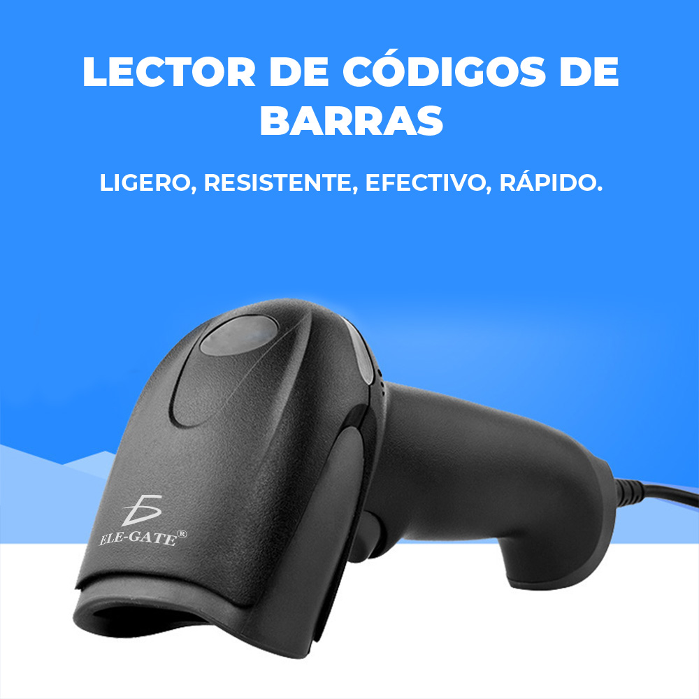 Lector Codigo De Barras Láser Usb Pos Ean Upc Isbn