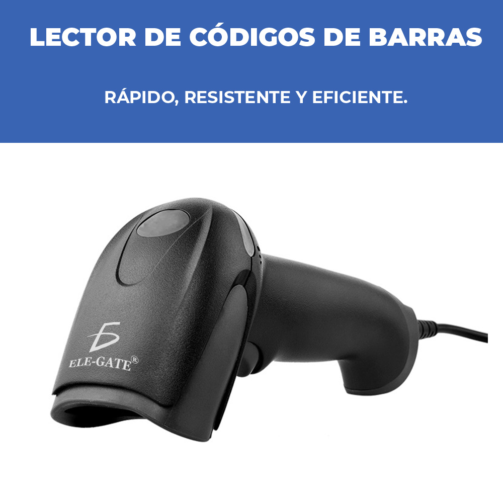 Lector Codigo De Barras Láser Usb Pos Ean Upc Isbn