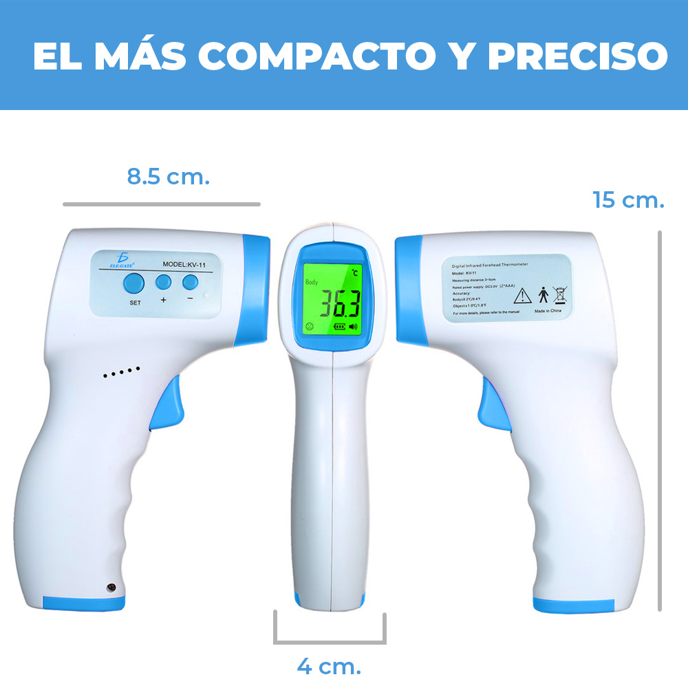 Digital Termómetro De Frente Infrarrojo Sin Contacto