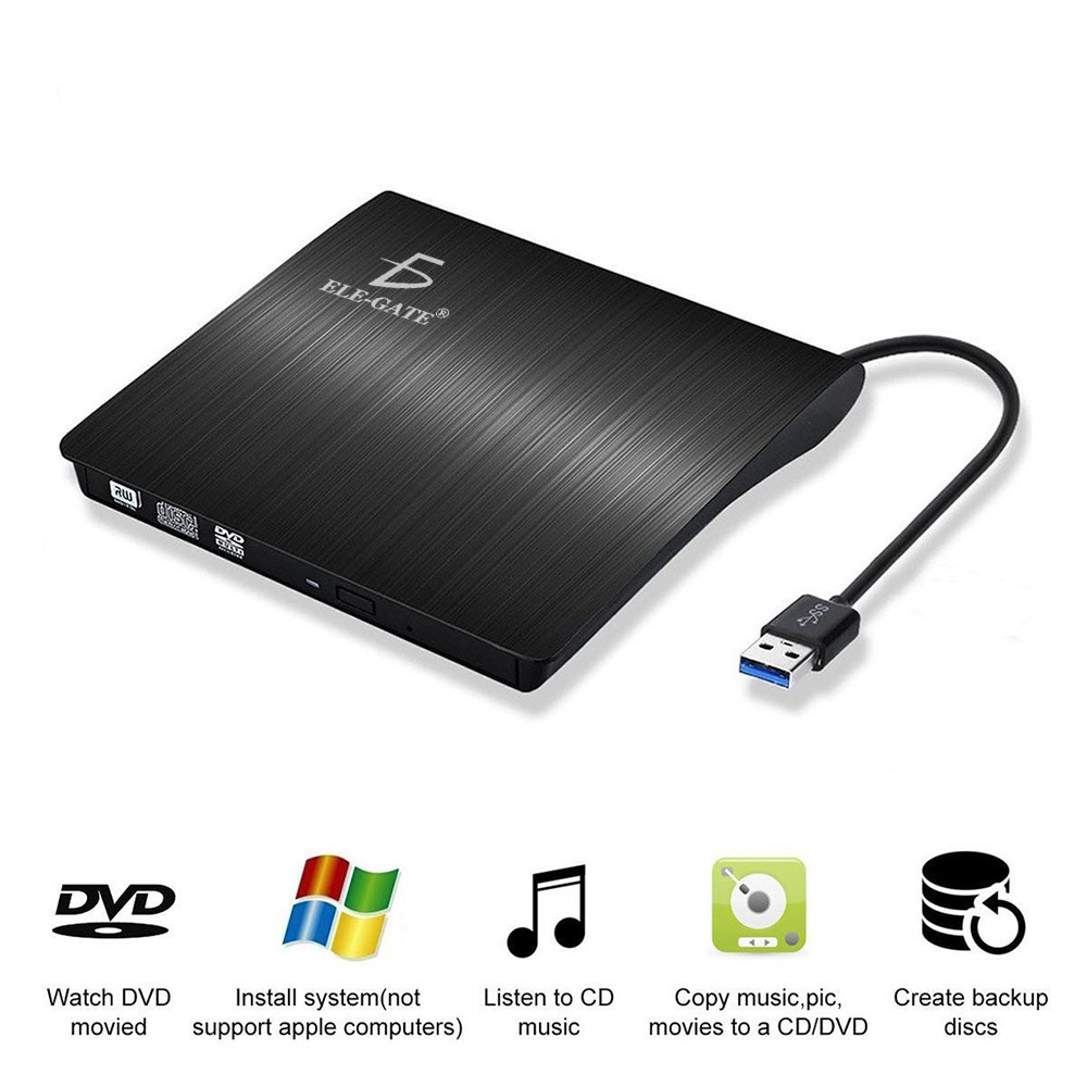 Lectora Y Grabadora De Dvd/CD Externa Usb 3.0