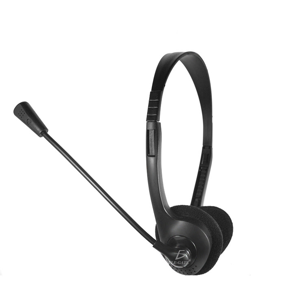 Audifono Diadema Con Micrófono 3.5mm Ajustable Para Pc