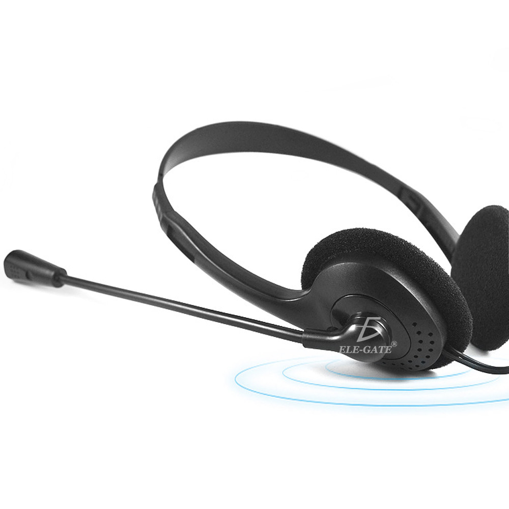 Audifono Diadema Con Micrófono 3.5mm Ajustable Para Pc