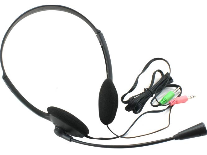 Audifono Diadema Con Micrófono 3.5mm Ajustable Para Pc