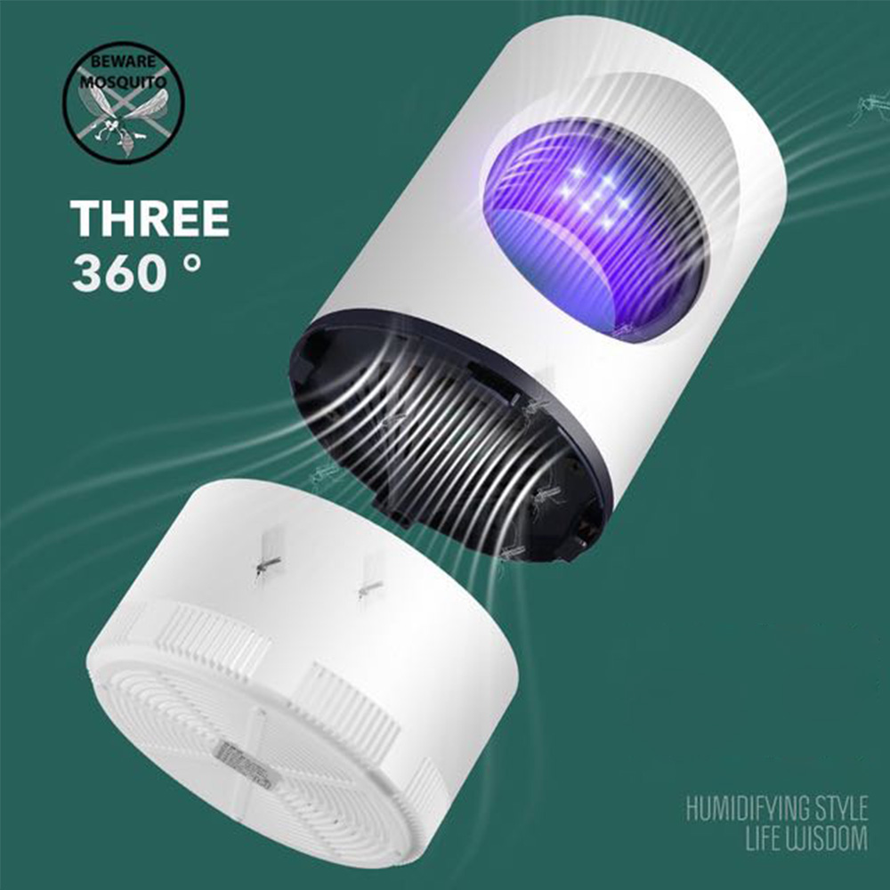 Lámpara Killer Repelente Mata Mosquitos Eléctrico Luz Uv