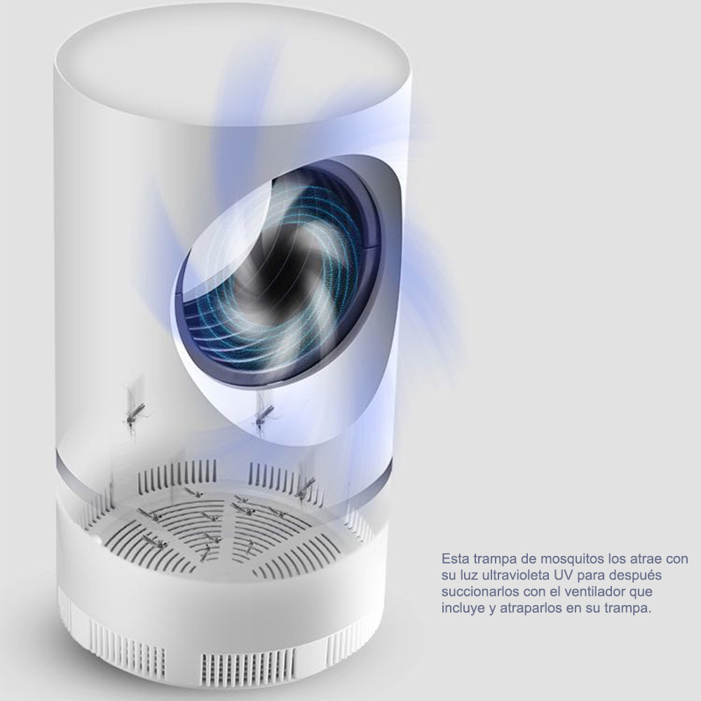 Lámpara Killer Repelente Mata Mosquitos Eléctrico Luz Uv