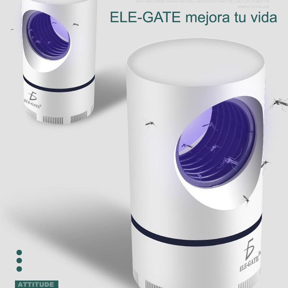 Lámpara Killer Repelente Mata Mosquitos Eléctrico Luz Uv