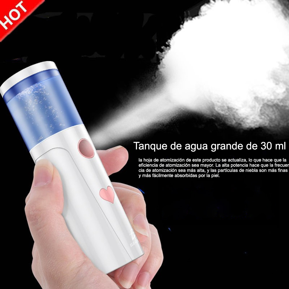 Nano Portable Niebla Pulverizador Nebulizador Facial Vaporiz