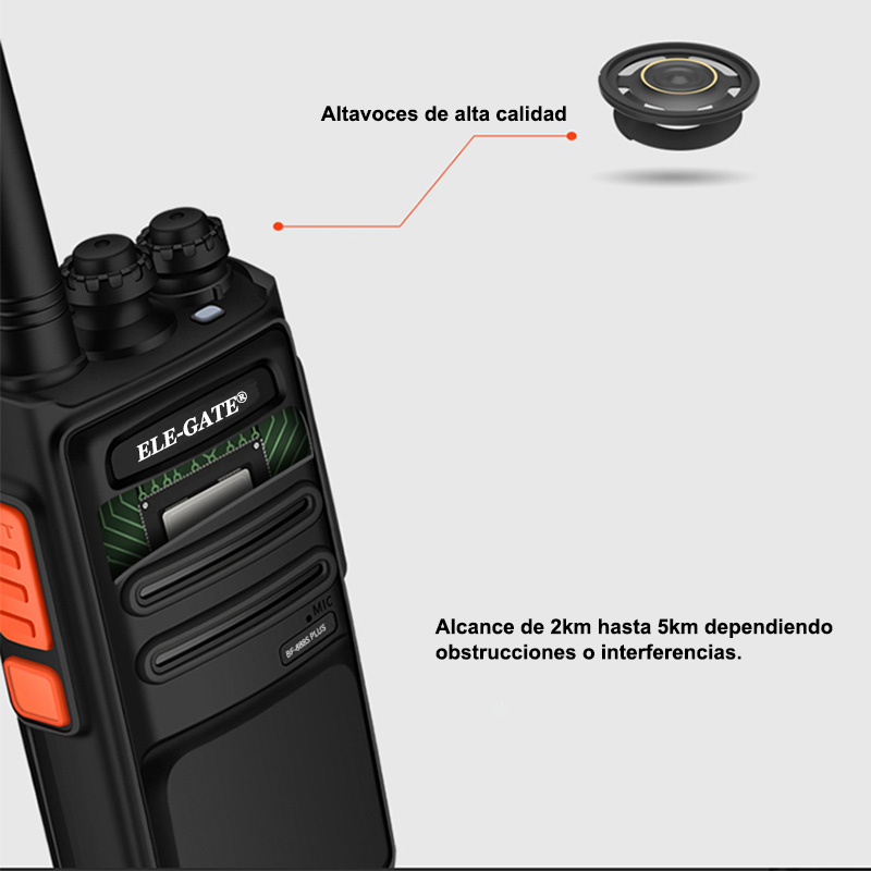 Radios FM Walkie Talkie Con Audifonos Carga por Usb