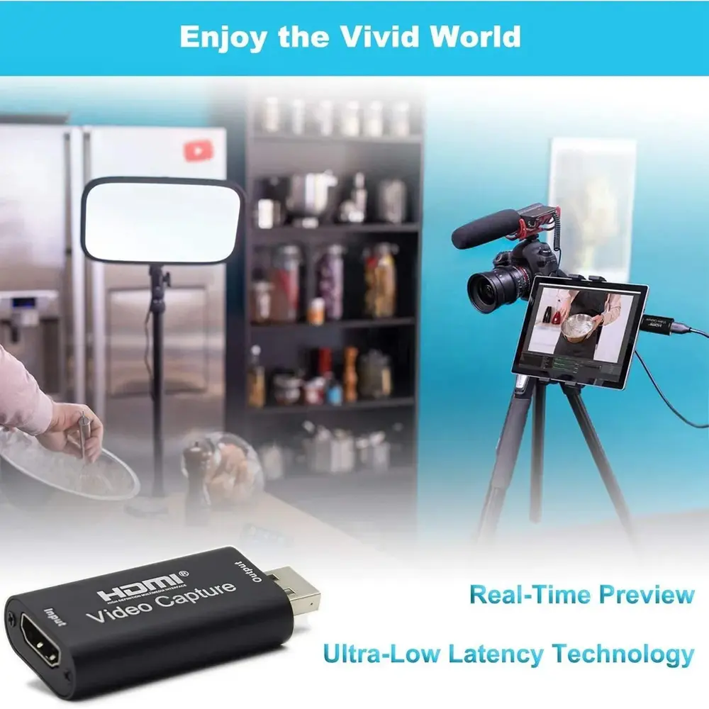 Tarjetas De Captura De Audio Y Vídeo Hdmi A Usb