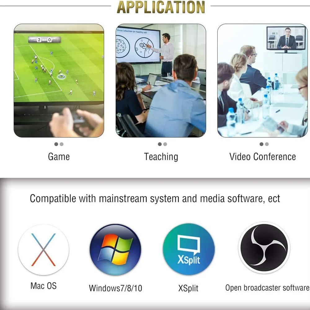 Tarjetas De Captura De Audio Y Vídeo Hdmi A Usb