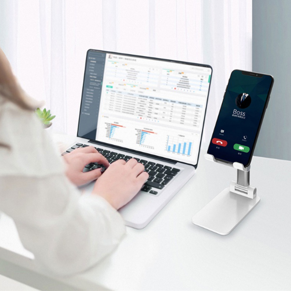 Soporte para celular de mesa