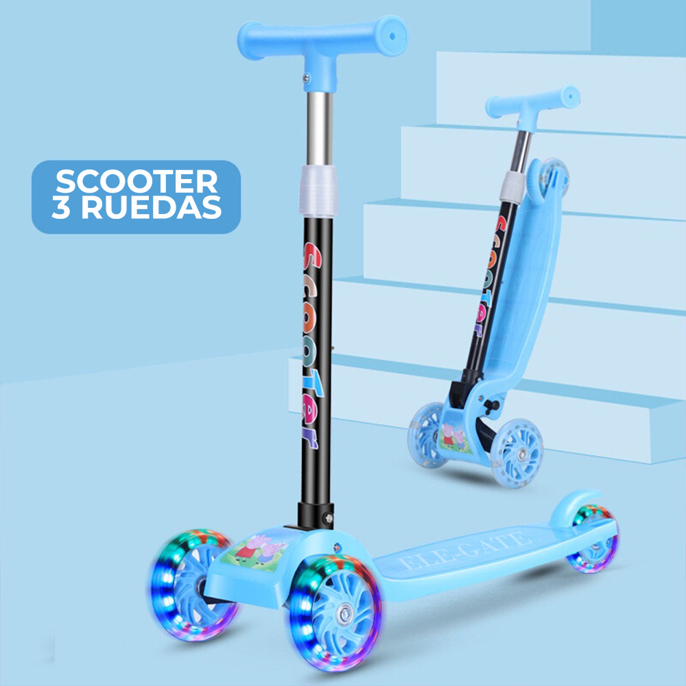 Patin Diablo Scooter Montable 3 Ruedas Luces Led Patineta - Image 4