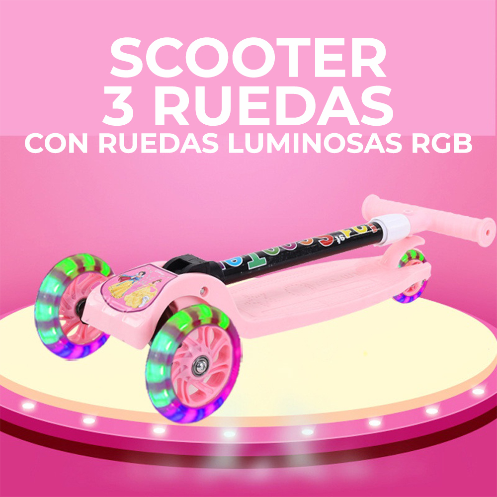 Patin Diablo Scooter Montable 3 Ruedas Luces Led Patineta - Image 3