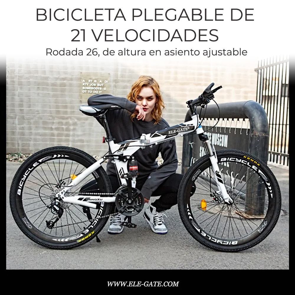 Bicicleta Plegable Plenty Ligera Portatil
