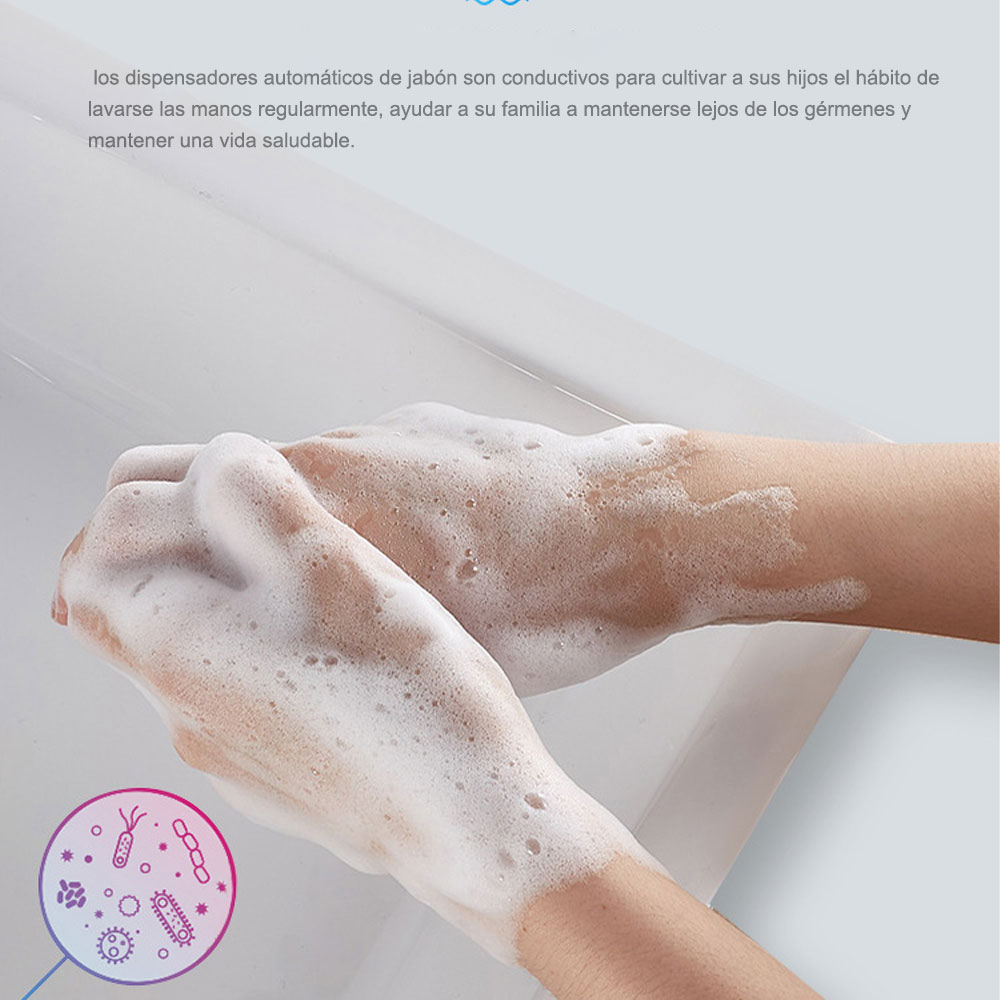 manos con jabon utilizando el producto manos con jabon utilizando el producto