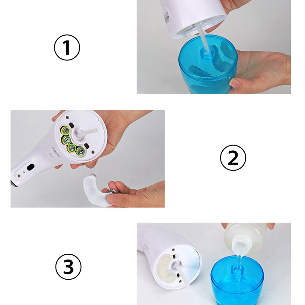 Botella De Gel Lavadora Manos Dispensador Automátic