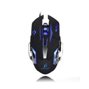 Mouse Usb Sensor Gamer 3200 Dpi Luz Led Rgb Laptop Pc