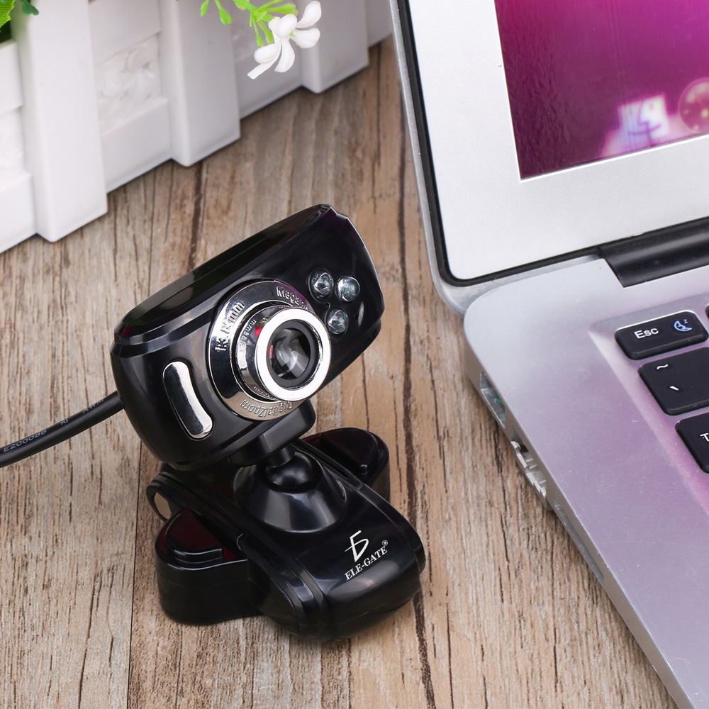 Webcam Usb Cámara Computadora Con Micrófono