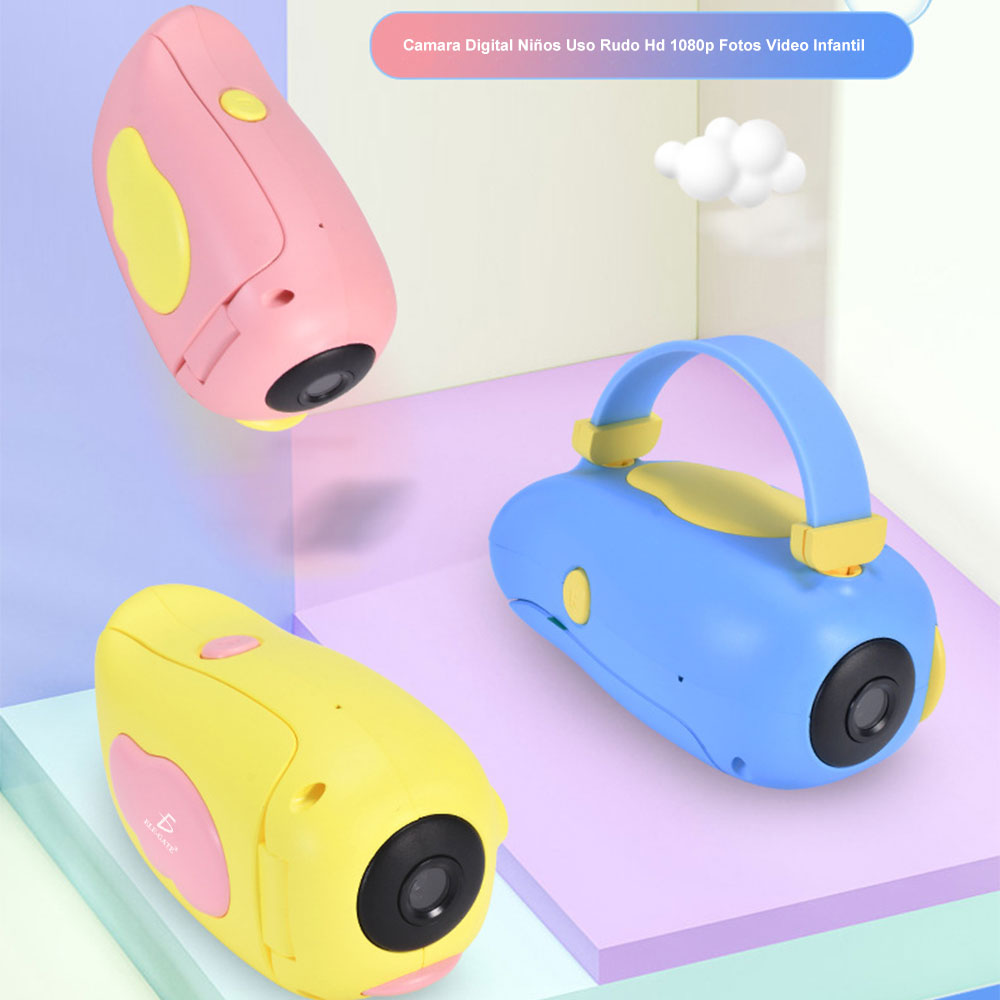 Camara Digital Niños Uso Rudo Hd 1080p Fotos Video Infantil