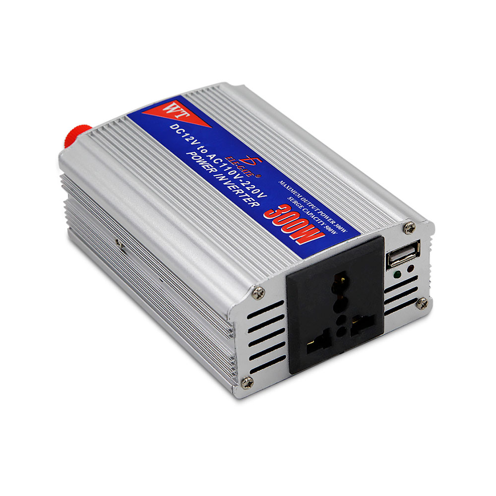 Inversor De Corriente Automotriz 12v A 110v 300w