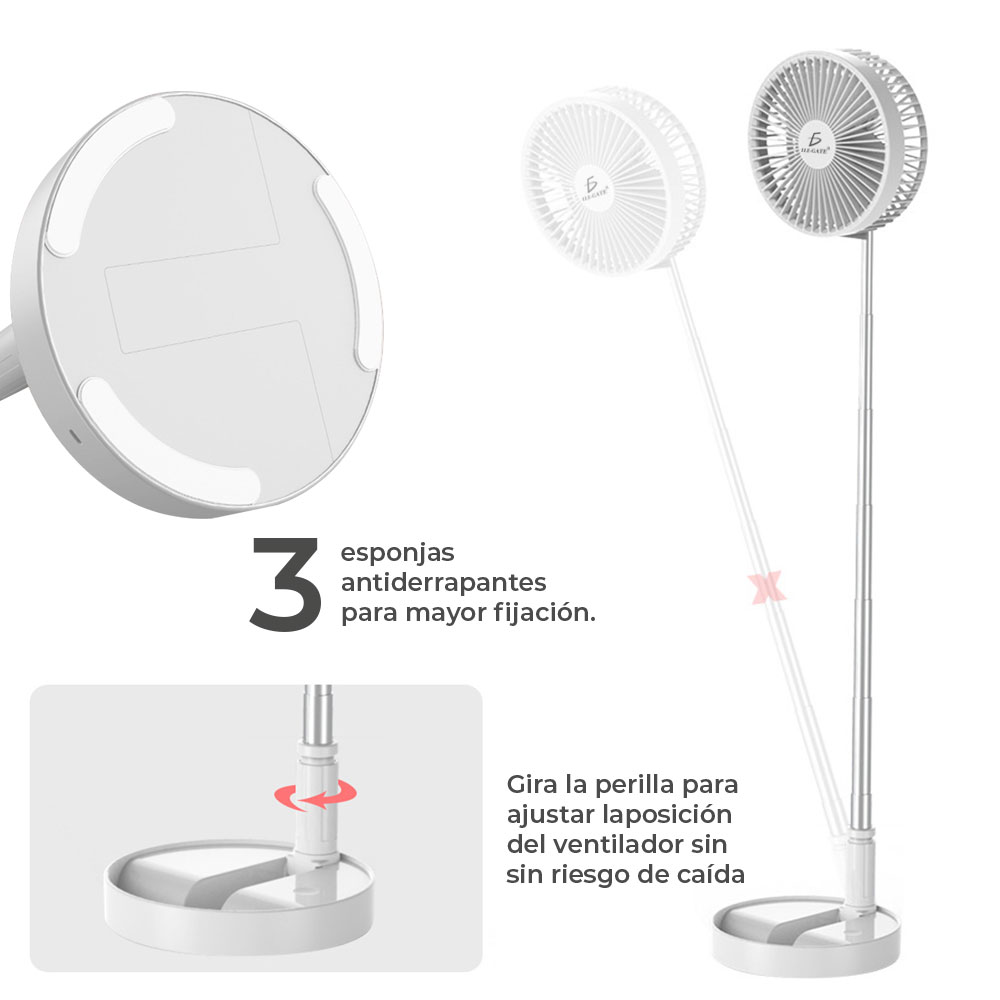 Ventilador desplegable
