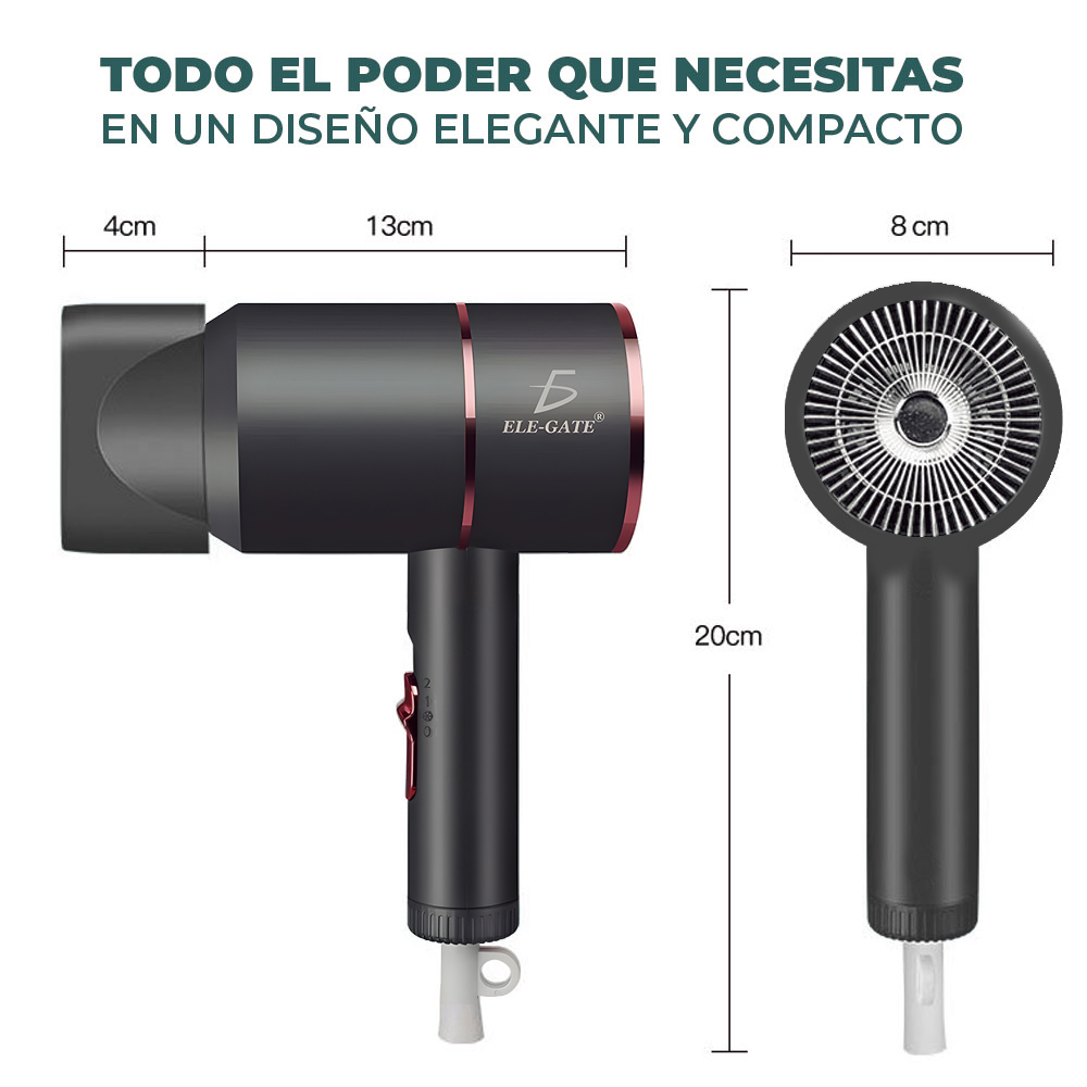 Secadora De Cabello Para Viaje Profesional Portatil - Image 6
