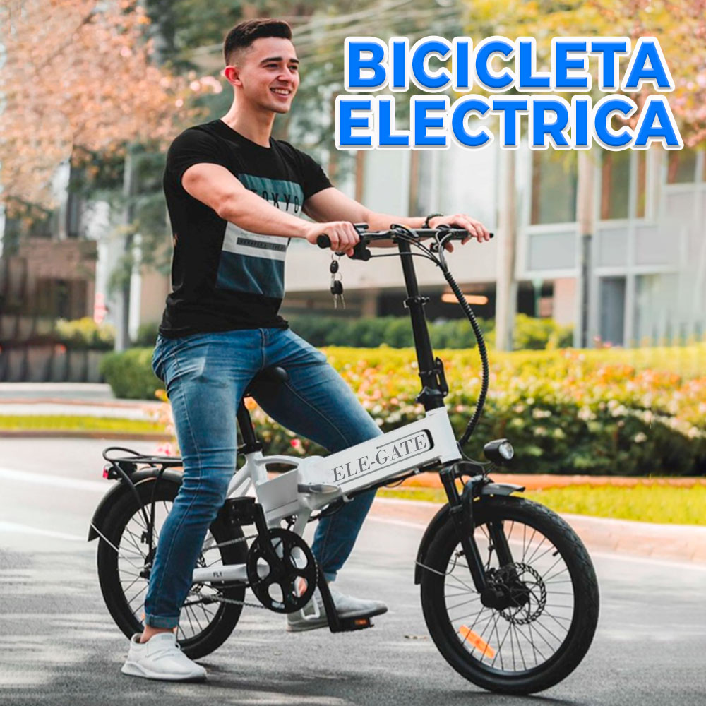 Bicicleta Electrica Plegable Ajustable Llantas 14 Pulgadas - Image 2